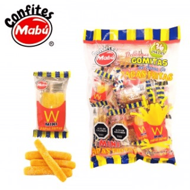 Mini papas fritas Gomita 