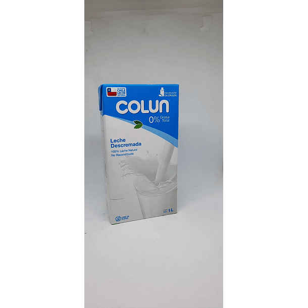 Leche Blanca Descremada 1 Litro.  