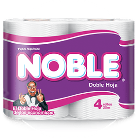 Papel Higiénico Noble 4 rollos 