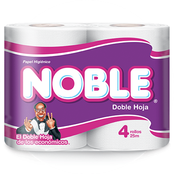 Papel Higiénico Noble 4 rollos  