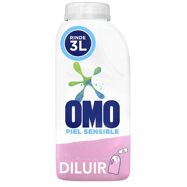 Detergente Omo Liquido Piel Sensible para diluir 500ml  