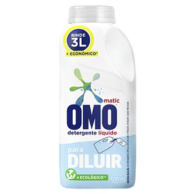 Detergente Omo Liquido Matic para diluir 500 ml 