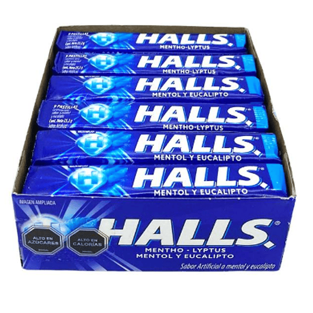 Halls azul  