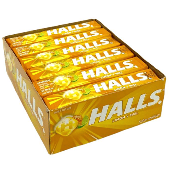 Halls limón y miel  