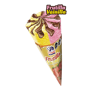 Cono Vainilla Frutilla 