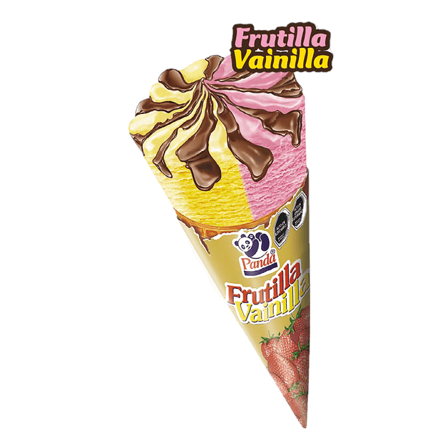 Cono Vainilla Frutilla  