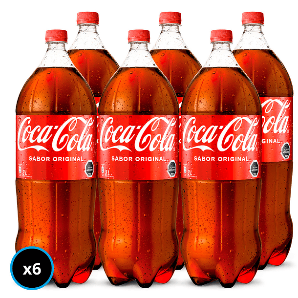 coca cola de 3l desechable  