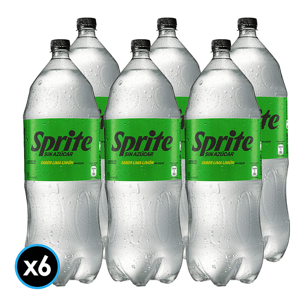 Sprite zero de 3L desechable 