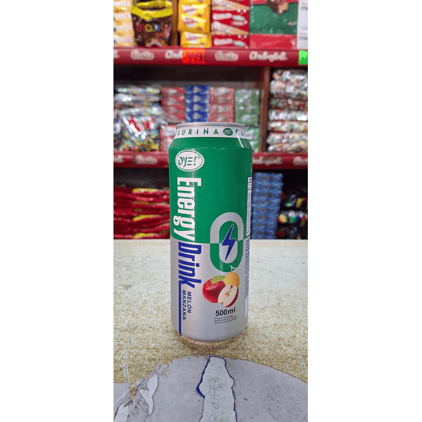 Energy Drink sabor Melón Manzana 500ml 