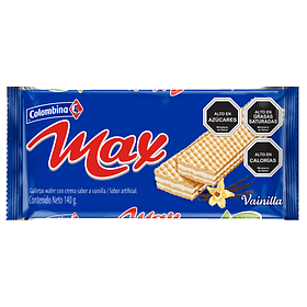 Max wafer sabor vainilla 