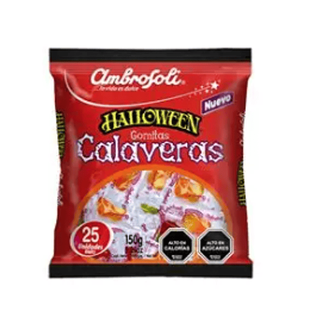 Gomitas de calaveras  