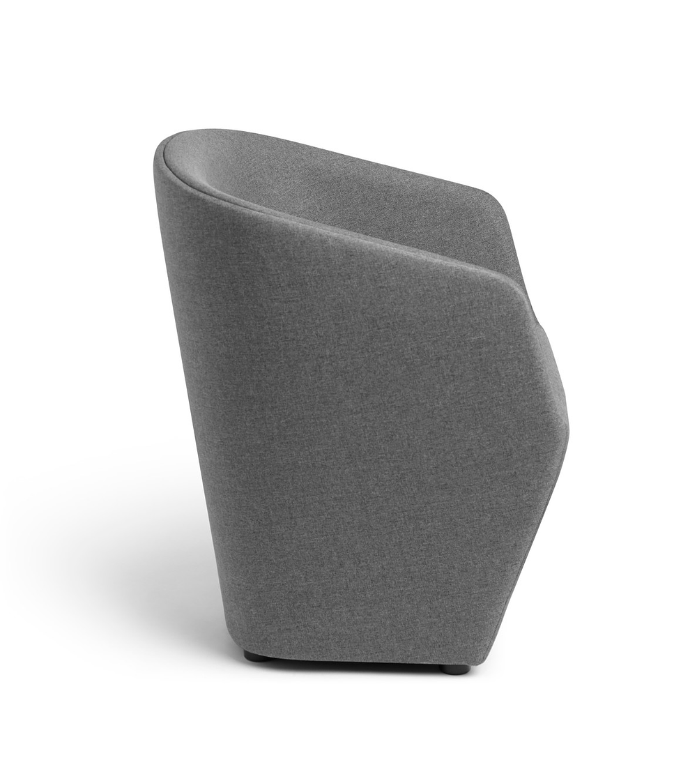 Dark Gray Pitch Club Chair