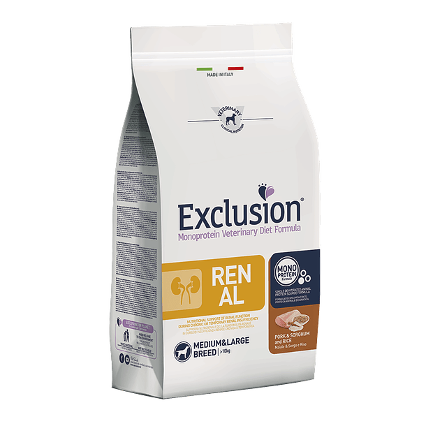 Exclusion Diet Renal Porco e Sorgo p/Adulto Médio/Grande 12Kg