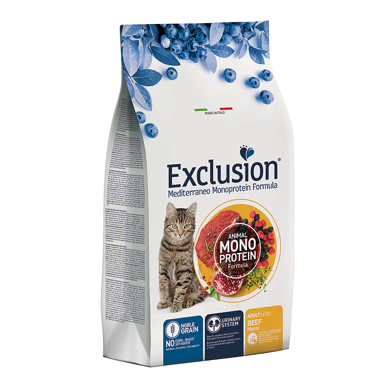 Exclusion Me Mono Noble Grain Bife p/Adulto 12Kg