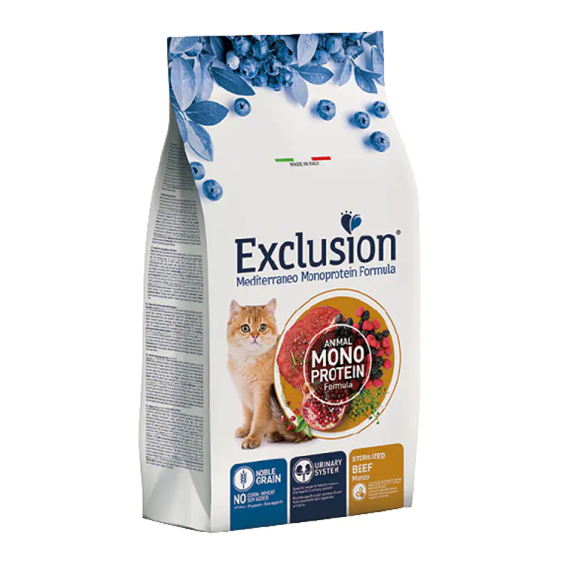 Exclusion Me Mono Noble Grain Bife p/Esterilizado 12Kg