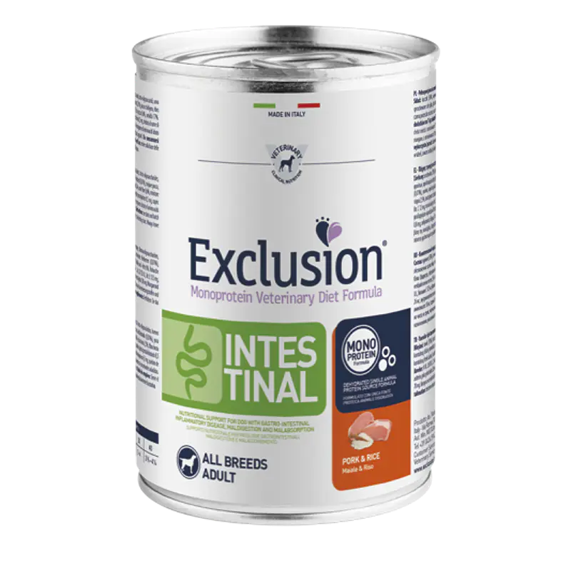 Exclusion Diet Intestinal Porco e Arroz 400gr