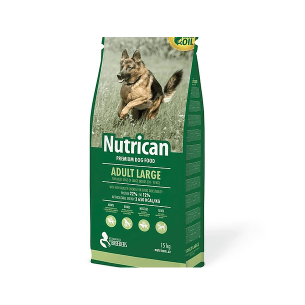 Nutrican Adulto Raça Grande 15Kg