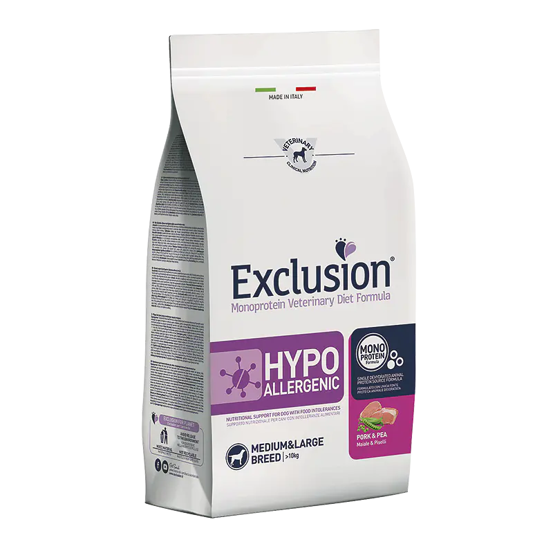 Exclusion Diet Hipoalergénica Porco e Ervilha 12Kg