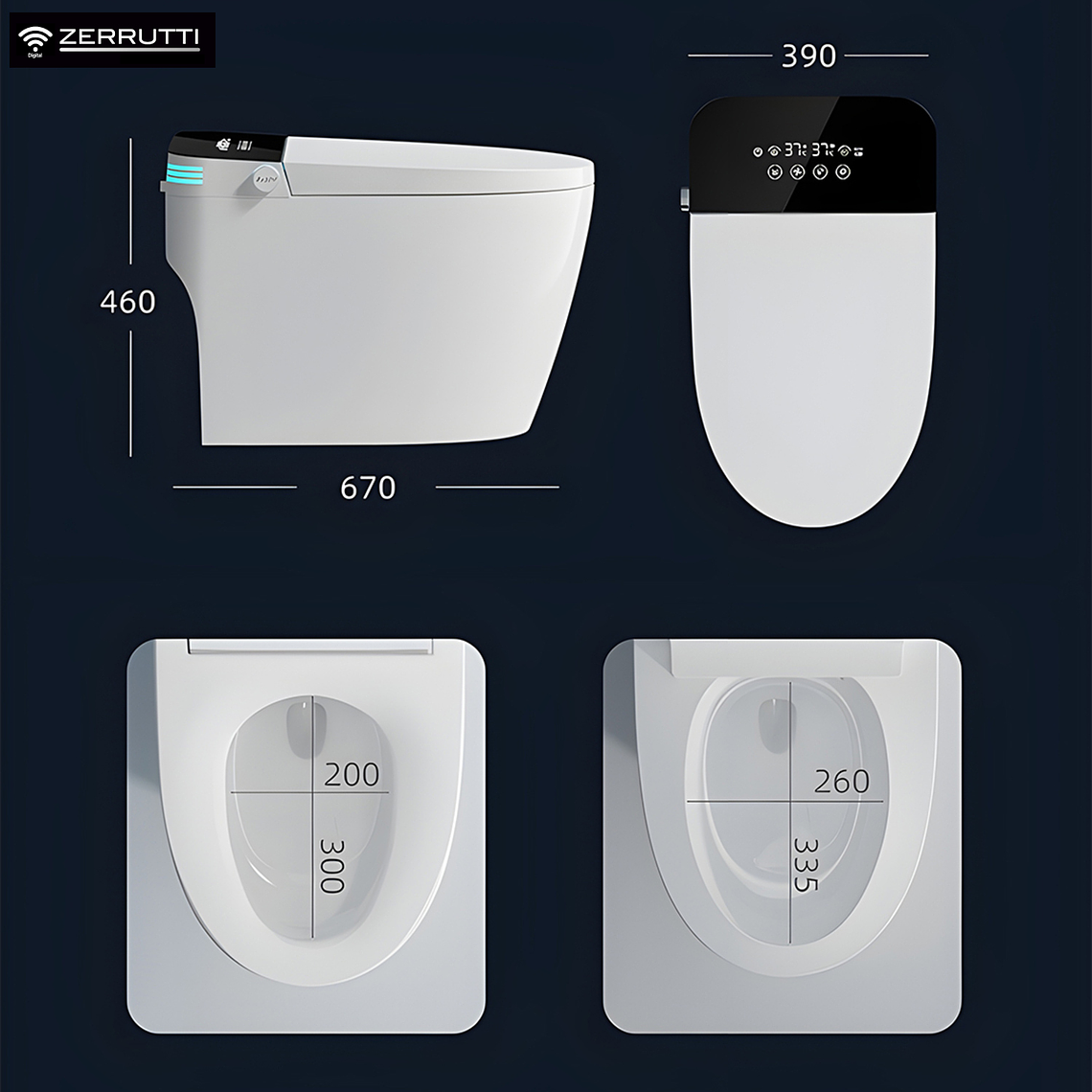 Sanitario Inteligente Multifuncional Zerrutti Neo Smart 11