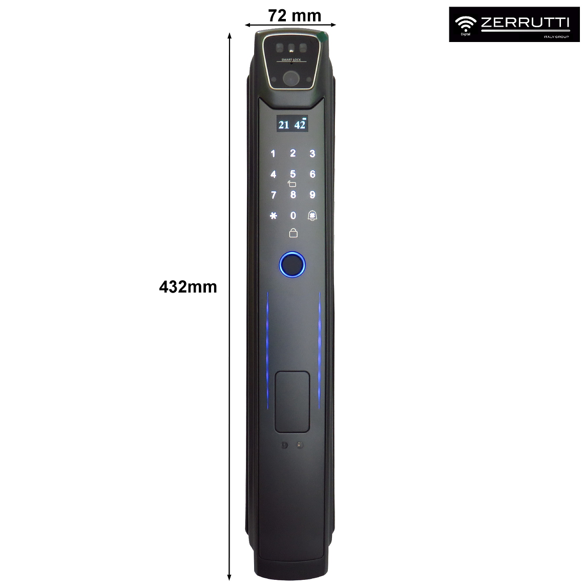 Cerradura Inteligente Zerrutti con Reconocimiento Facial ZE 80937 7