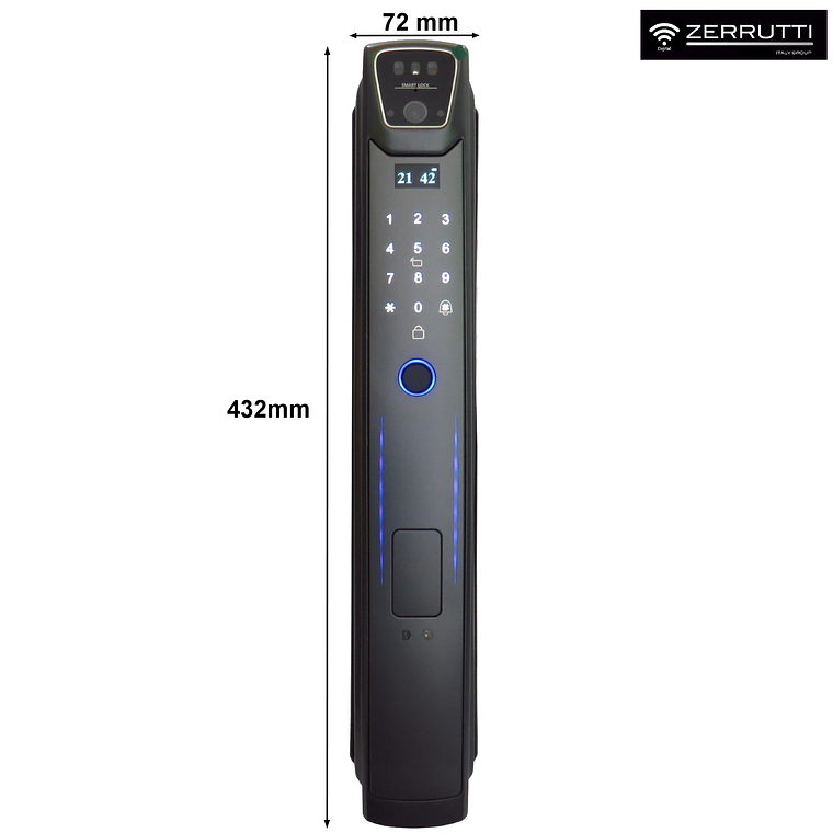 Cerradura Inteligente Zerrutti con Reconocimiento Facial ZE 80937 7