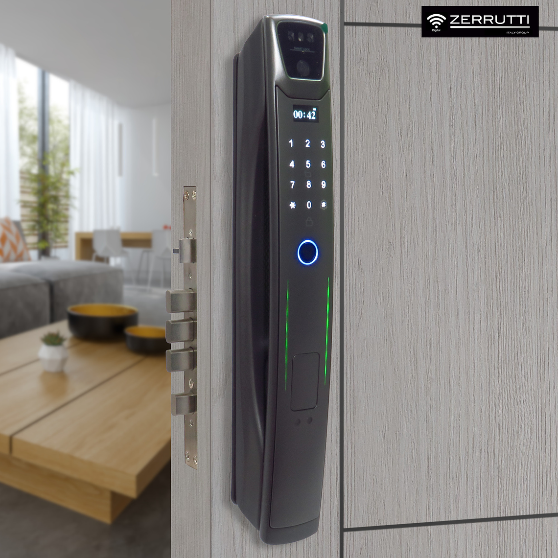 Cerradura Inteligente Zerrutti con Reconocimiento Facial ZE 80937 3