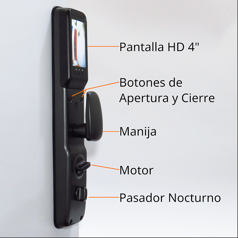 Cerradura Inteligente Zerrutti con Reconocimiento Facial ZE 80937 6