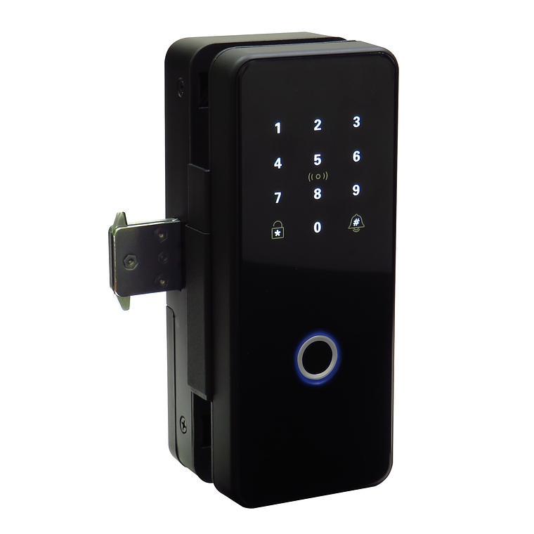 Cerradura Digital Inteligente Zerrutti Para Puerta de Vidrio 1