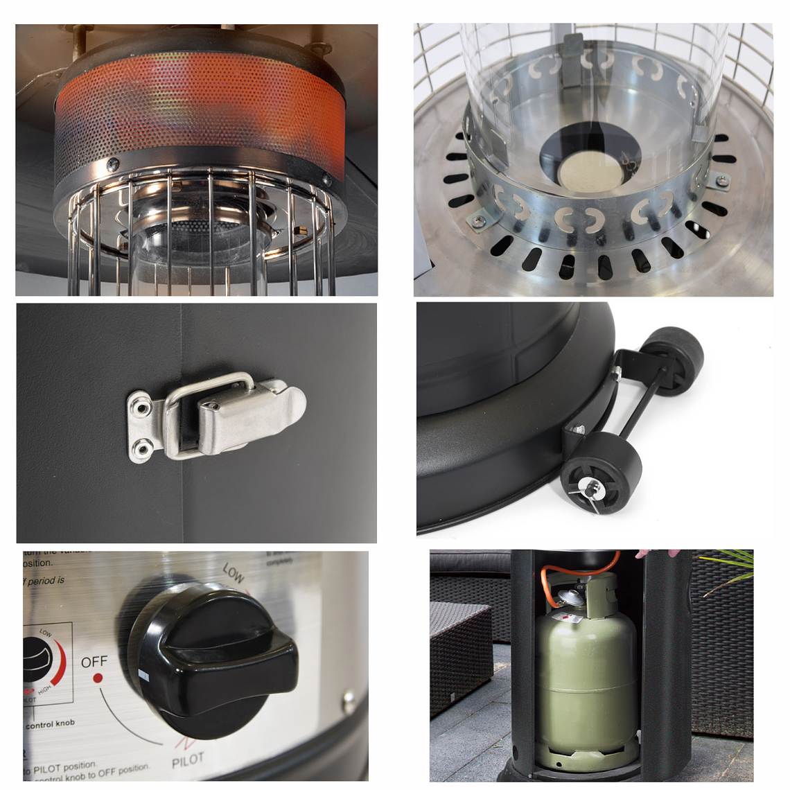 Calentador Fogata Redondo Zerrutti Soul 5