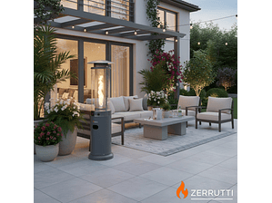 Calentador Fogata Redondo Zerrutti Soul