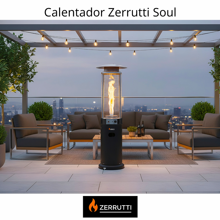 Calentador Fogata Redondo Zerrutti Soul 6