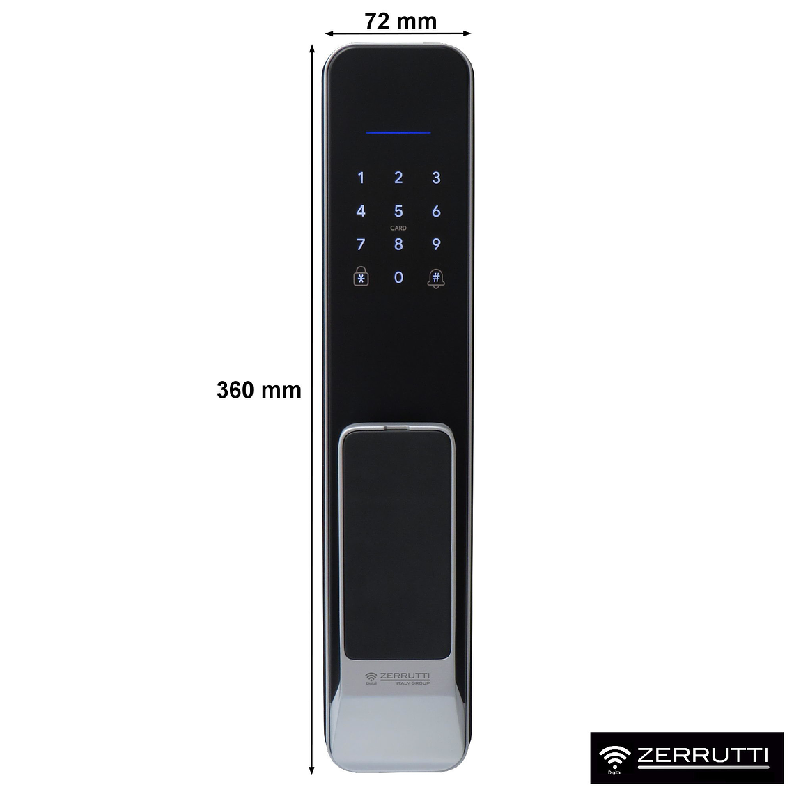 Cerradura Digital Inteligente Zerrutti ZE 8072 6
