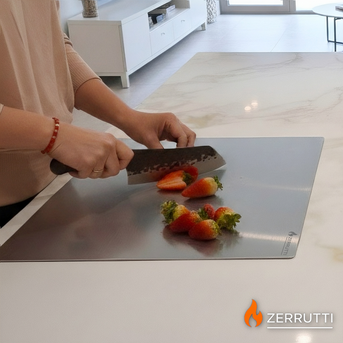 Tabla de Cocina en Acero Inoxidable Zerrutti 48x38 5