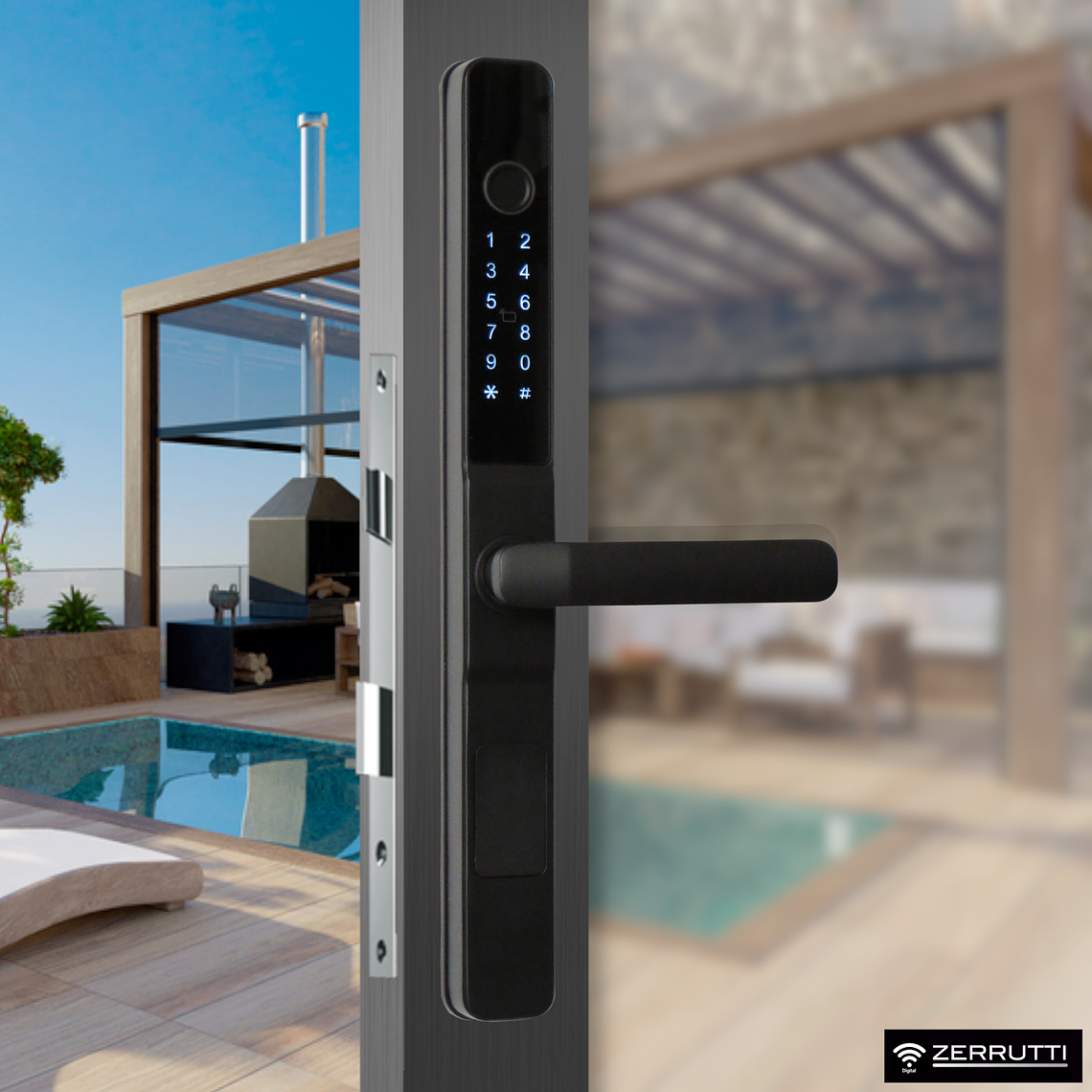 Cerradura Digital ZE 8051 Slim - Marco Delgado 2