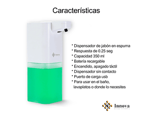 Dispensador Automático De Jabón En Espuma Innova Sd 03