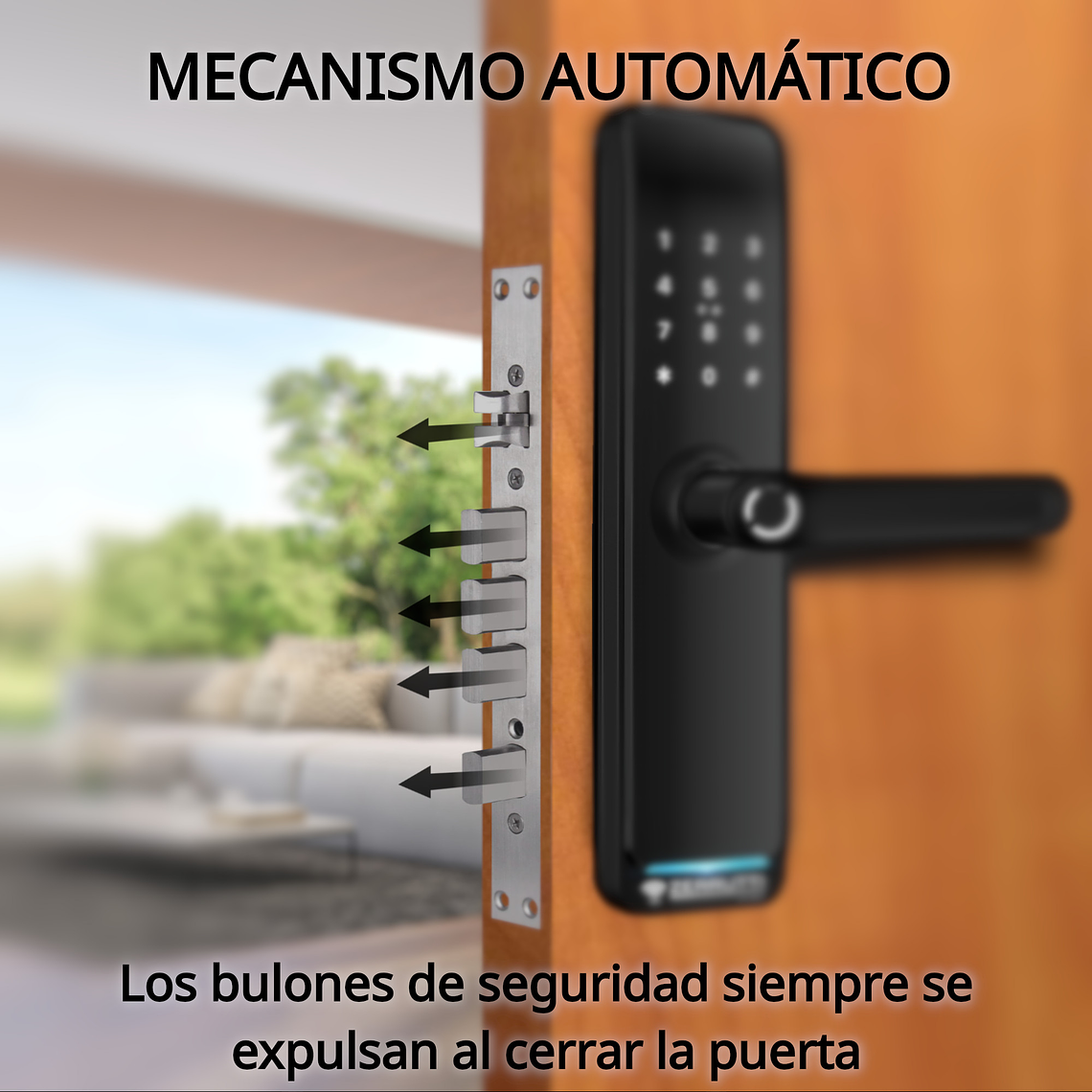 Cerradura Digital Inteligente Zerrutti ZE 8035 - Mecanismo Automático 2