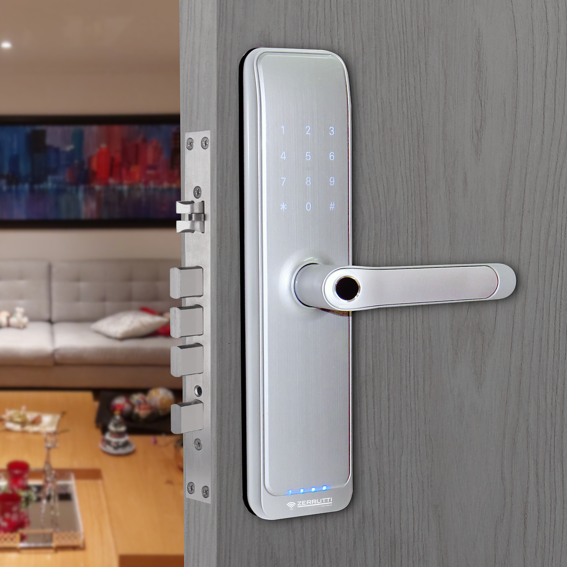 Cerradura Digital Inteligente Zerrutti ZE 8035 - Mecanismo Automático 8