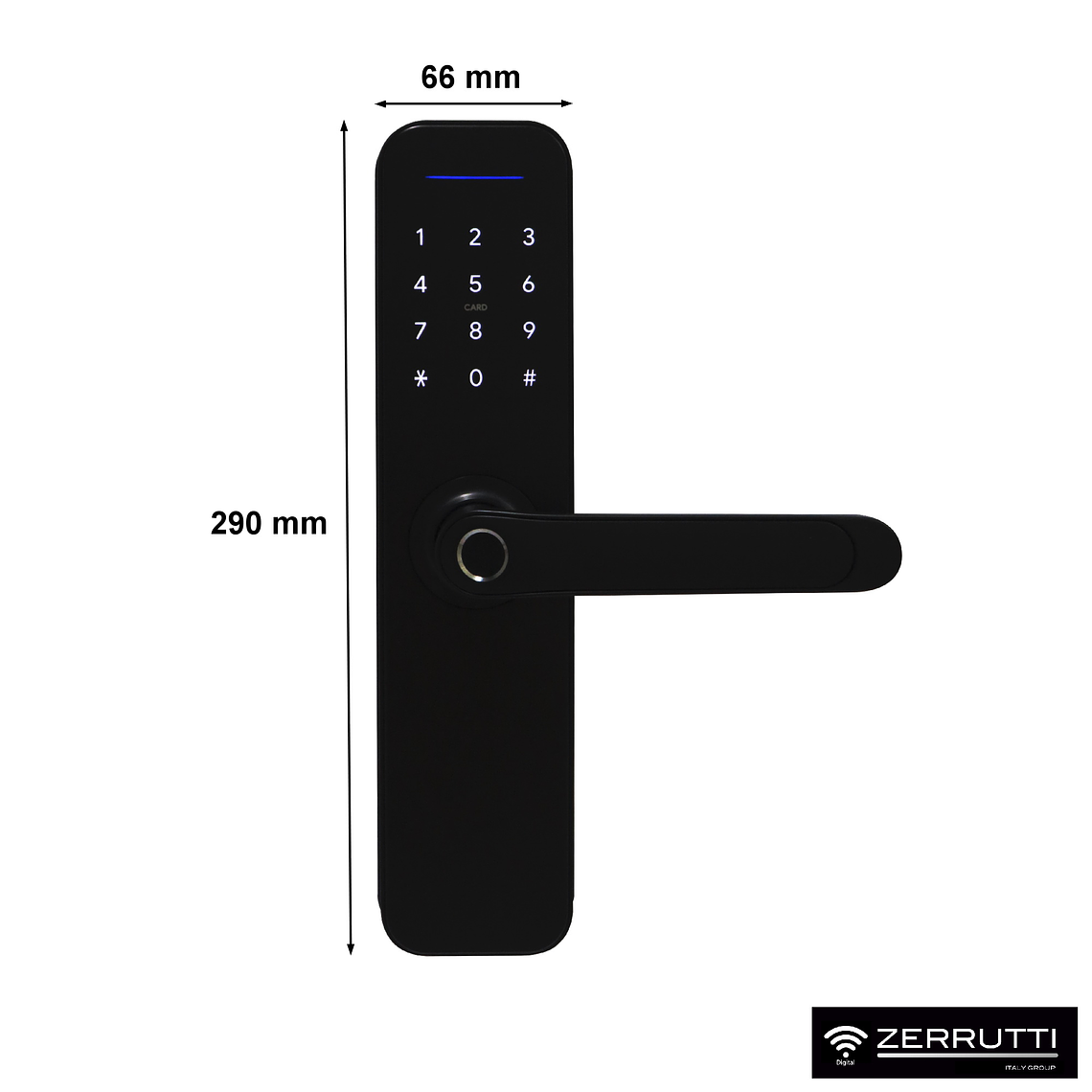 Cerradura Inteligente Zerrutti ZE 8015 Mecanismo Automático 8