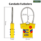 Candado Futbolero, Clave, Guaya en Acero, Colombia. Caja 12 Blisters - Miniatura 5
