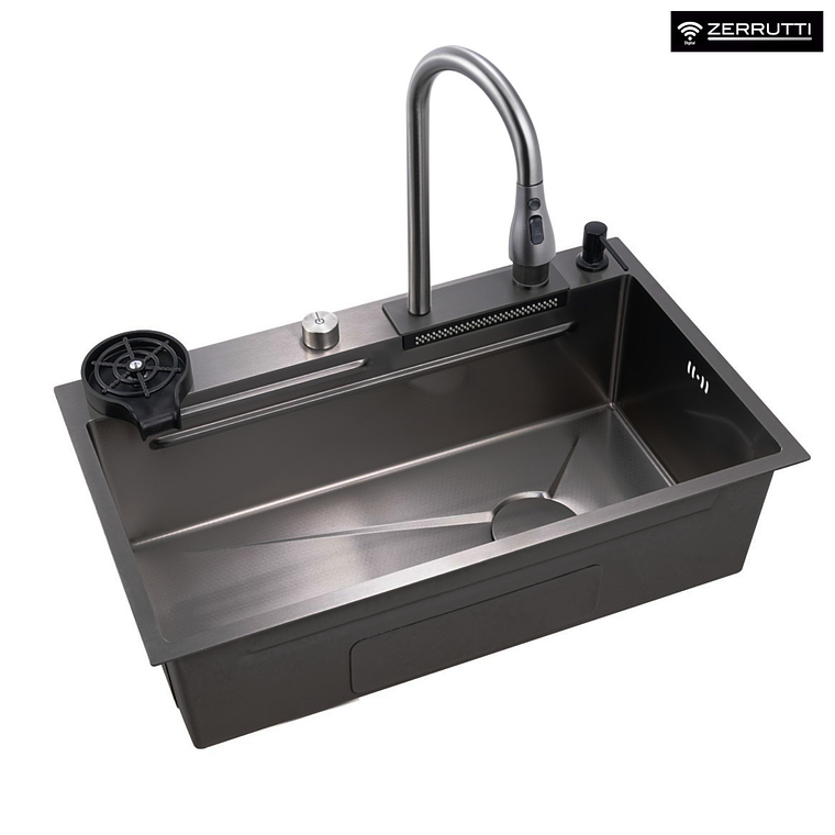 Lavaplatos Moderno Multifuncional 9954 en Acero Inoxidable. 75x45 Cm 2