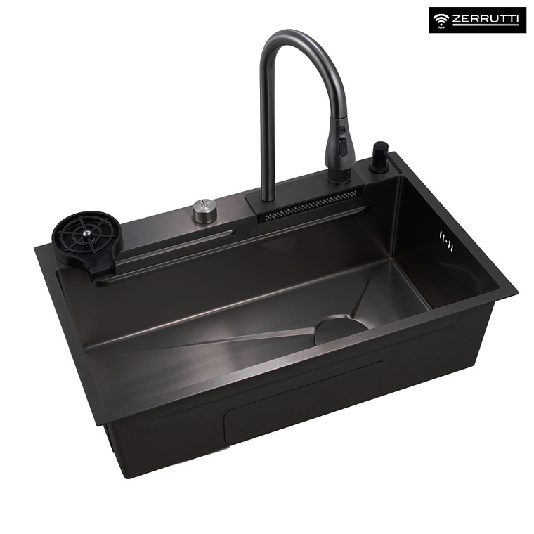 Lavaplatos Moderno Multifuncional 9954 en Acero Inoxidable. 75x45 Cm 6