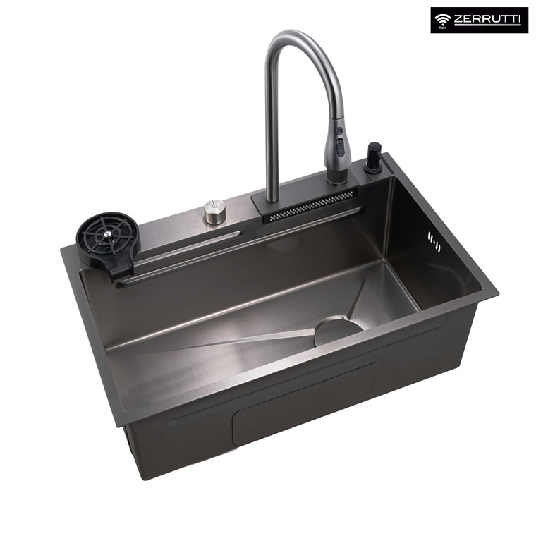 Lavaplatos Moderno Multifuncional 9954-65 en Acero Inoxidable. 65x45 Cm 2