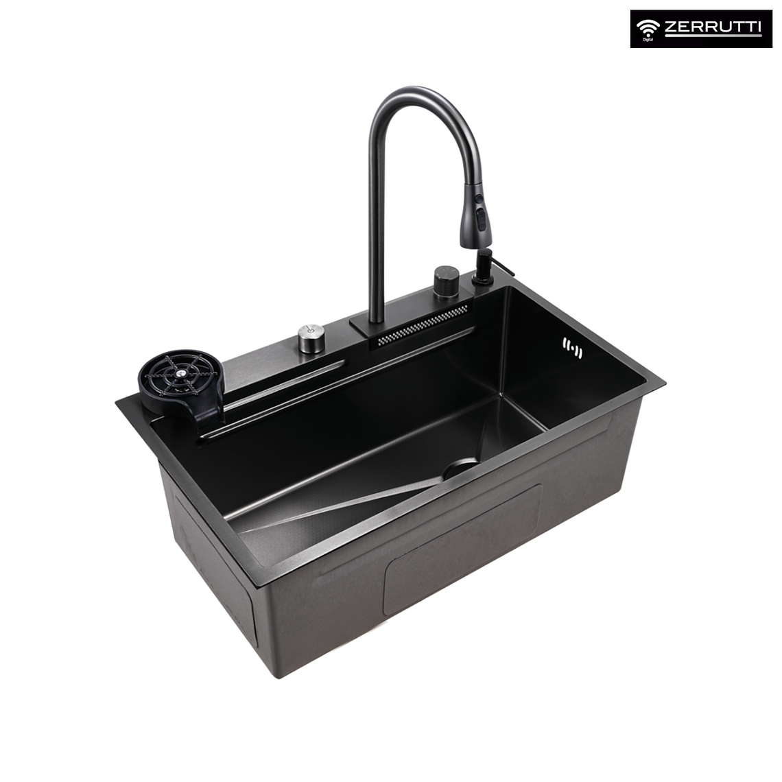 Lavaplatos Moderno Multifuncional 9954-65 en Acero Inoxidable. 65x45 Cm 7