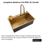 Lavaplatos Moderno Multifuncional 9954-65 en Acero Inoxidable. 65x45 Cm - Miniatura 10