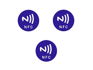 Set de 3 Stickers NFC para Cerradura Inteligente