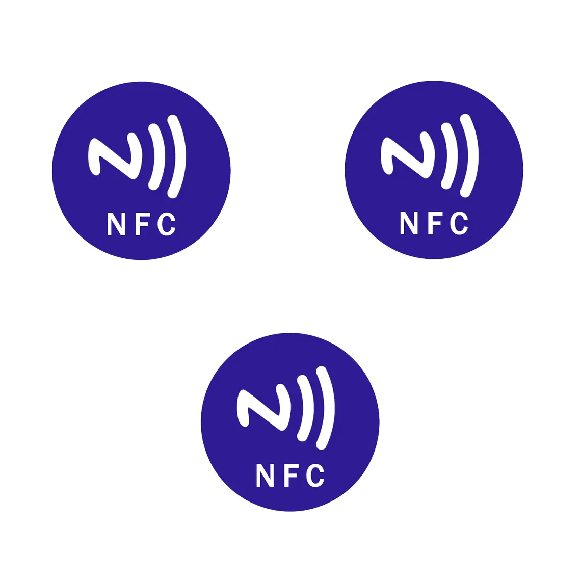 Set de 3 Stickers NFC para Cerradura Inteligente 1