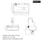 Lavaplatos Moderno Multifuncional 9954 YC en Acero Inoxidable con escurridor de cuchillos - Miniatura 6