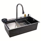 Lavaplatos Moderno Multifuncional 9954 YC en Acero Inoxidable con escurridor de cuchillos - Miniatura 1