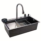 Lavaplatos Moderno Multifuncional 9954 YC en Acero Inoxidable con escurridor de cuchillos - Miniatura 1