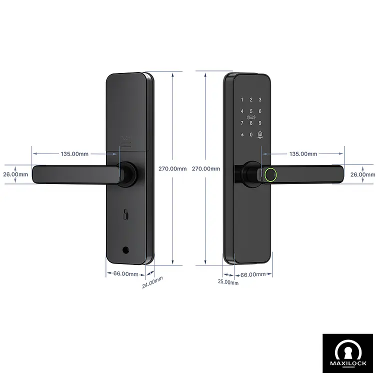 Cerradura Digital Inteligente con Wifi Maxilock 20811 T 7